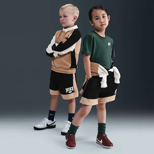 Nike Game Day Essentials Little детские French Terry шорты цвет черный