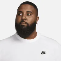 Nike Sportswear Club мужские Long-Sleeve футболка цвет белый