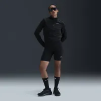 Nike Sportswear Phoenix Plush жіноча Slim Long-Sleeve Cozy Fleece 1/2-Zip Top колір чорний