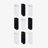 Nike Little дитячі Holiday Crew Boxed комплект (9 пар) колір білий