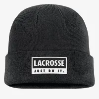 Nike Swoosh Peak Lacrosse Beanie колір чорний