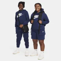 Nike Sportswear Club Fleece Big детские Толстовка с капюшоном (Extended Size) синий