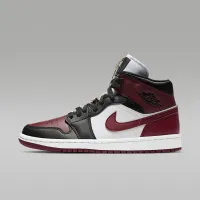 Nike Air Jordan 1 Mid SE женская Кроссовки цвет черный