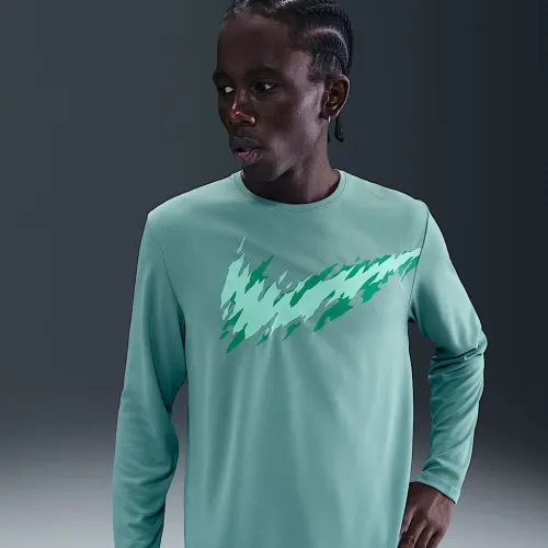 Nike Miler чоловічі Dri-FIT UV Long-Sleeve Running Top колір зелений