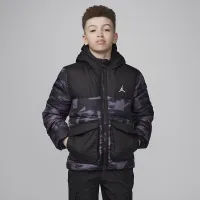 Nike Jordan Big детские Faux Down Куртка цвет серый