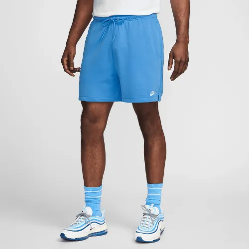 Nike Club чоловічі French Terry Flow шорти блакитний