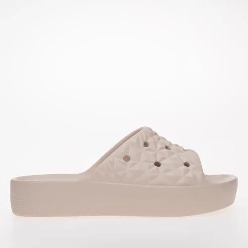 Шльопанці Crocs Classic Platform Geometric 209564-6UR - Бежевий