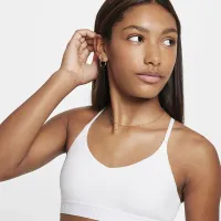 Nike Indy Girls' Sports Bra цвет белый
