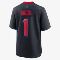 Stefon Diggs Houston Texans мужские Nike NFL Game Jersey синий