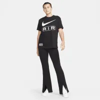 Nike Air женская С высокой Талией Full-Length Split-Hem лосины цвет черный