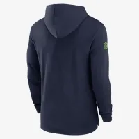 Seattle Seahawks Sideline мужские Nike Dri-FIT NFL Long-Sleeve Hooded Top синий