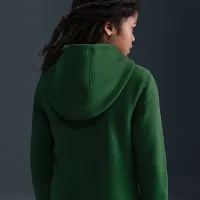 Nike Sportswear Club Fleece Big детские Толстовка с капюшоном цвет зеленый