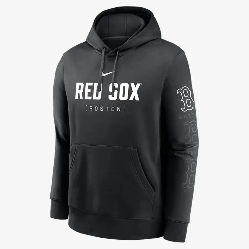 Boston колір червоний Sox Fashion Club чоловічі Nike MLB Pullover Толстовка з капюшоном колір чорний