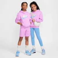 Nike Sportswear Club Fleece Big детские Толстовка с капюшоном цвет фиолетовый