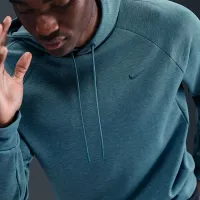 Nike Primary Fleece чоловічі Dri-FIT UV Pullover Performance Толстовка з капюшоном блакитний