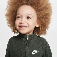 Nike Sportswear Toddler Cable Knit Half-Zip цвет зеленый