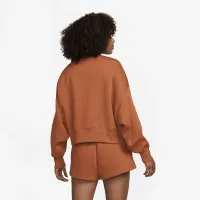 Nike Sportswear Phoenix Fleece City Edition женская Over-оверсайз Crewneck свитшот Orange