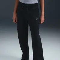 Nike Sportswear Tech Fleece Big детские (для мальчиков) Open-Hem Pants цвет черный