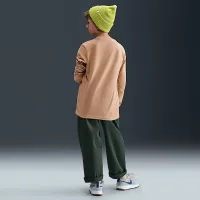 Nike Sportswear Big дитячі Long-Sleeve футболка колір коричневий