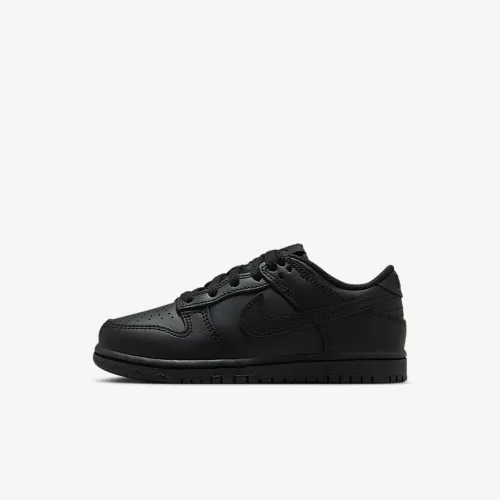 Nike Dunk Low Little дитячі Кросівки колір чорний