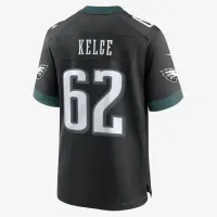 Jason Kelce Philadelphia Eagles чоловічі Nike NFL Game Jersey колір чорний