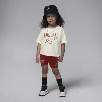 Nike Jordan Brooklyn Mini Me Toddler Bike шорты набор цвет красный