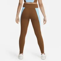 Nike One Girls' С высокой Талией Dri-FIT лосины синий