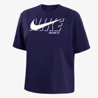 Racing Louisville женская Nike Soccer футболка цвет фиолетовый