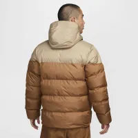 Nike Windrunner PrimaLoft® мужские Storm-FIT Hooded Puffer Куртка цвет коричневый