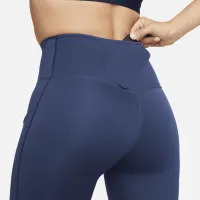 Nike Go женская Firm-Support С высокой Талией Full-Length лосины с карманамисиний