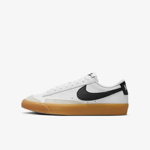 Nike Blazer Low '77 Big дитячі Кросівки колір білий