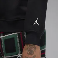 Nike Jordan Essentials мужские Fleece Crew-Neck свитшот цвет черный
