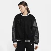 Nike Sportswear женская оверсайз Wool Destroyer Куртка цвет черный
