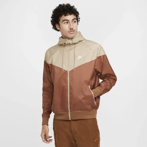 Nike Sportswear Windrunner мужские Hooded Куртка цвет коричневый