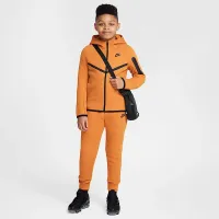 Nike Sportswear Tech Fleece Big детские Full-Zip Толстовка с капюшоном Orange