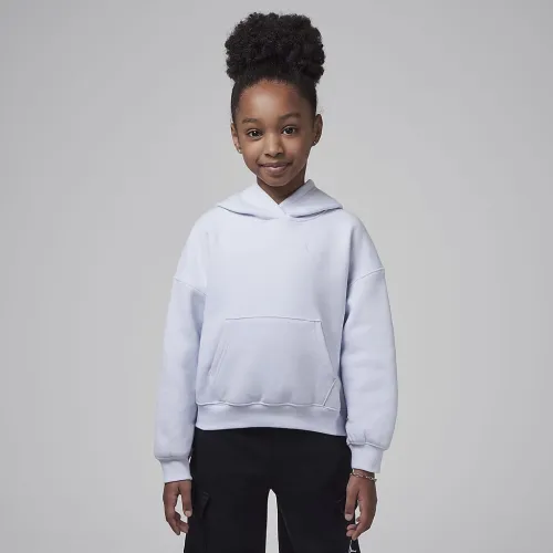 Nike Jordan Brooklyn Essentials Little детские Pullover Толстовка с капюшоном цвет серый