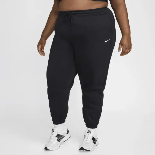 Nike Sportswear Phoenix Fleece женская С высокой Талией оверсайз Sweatpants (большие размеры) цвет черный