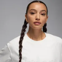 Nike Jordan Brooklyn женская футболка цвет белый