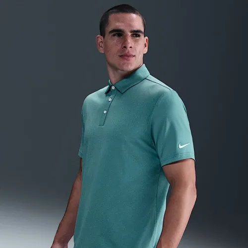 Nike Tour чоловічі Dri-FIT Heatheколір червоний для гольфу Polo колір зелений