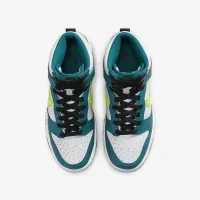 Nike Dunk High Big детские Кроссовки цвет белый