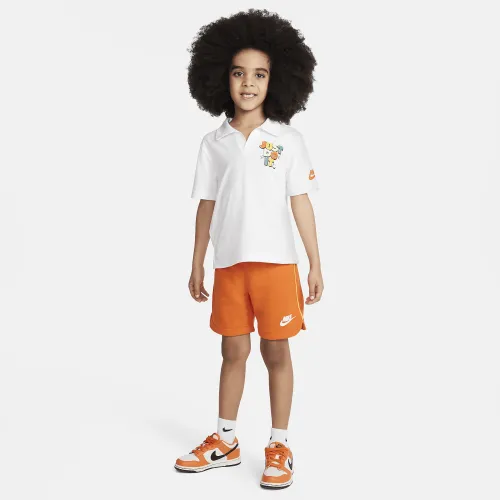 Nike Sportswear Create Your Own Adventure Little дитячі Polo and шорти комплект Orange