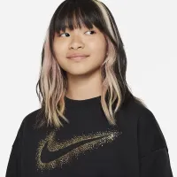 Nike Sportswear Icon Fleece Big детские (Girls') свитшот цвет черный