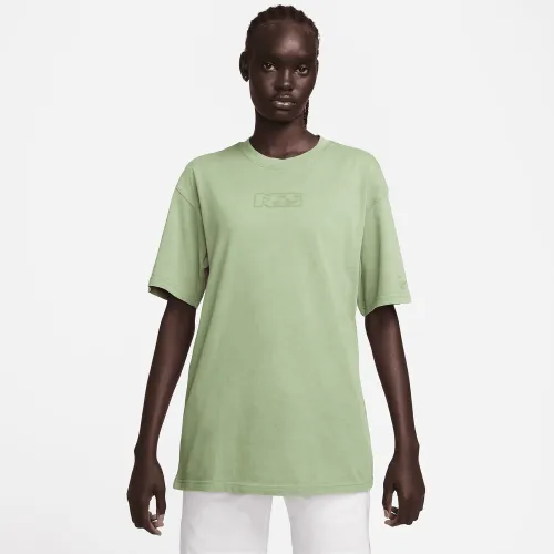 Nike Sportswear женская Max90 футболка цвет зеленый