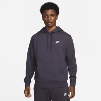 Nike Sportswear Club Fleece Pullover Толстовка с капюшоном цвет фиолетовый