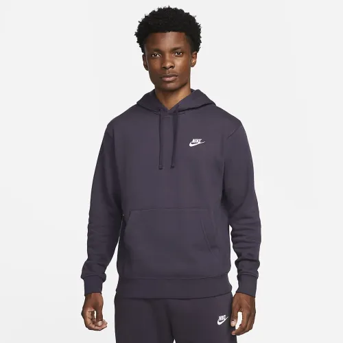 Nike Sportswear Club Fleece Pullover Толстовка з капюшоном колір фіолетовий