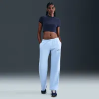 Nike Sportswear Chill Knit женская Cropped футболка синий