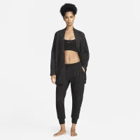 Nike Yoga Therma-FIT Luxe жіноча Reversible Fleece Pants колір чорний