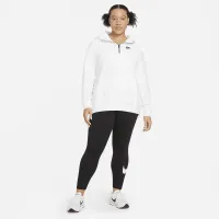 Nike Sportswear Essential женская Mid-Rise Swoosh Leggings (Plus Size) Black