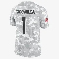 Tua Tagovailoa Miami Dolphins Salute to Service чоловічі Nike Dri-FIT NFL Limited Jersey колір білий