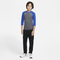 Nike Dry Big детские (для мальчиков) 3/4-Sleeve Baseball Top цвет серый